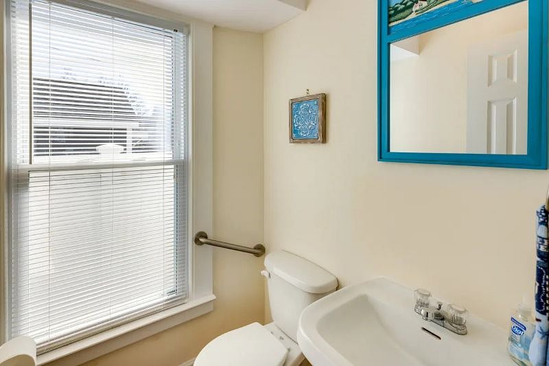 first floor half bath