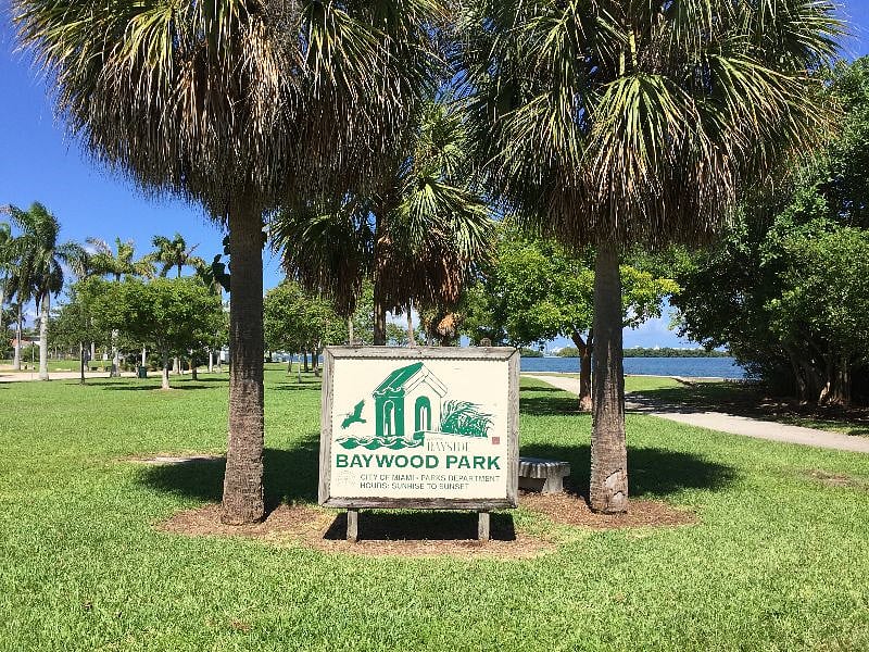 Baywood Park, 5 blocks walking distance east of the house.