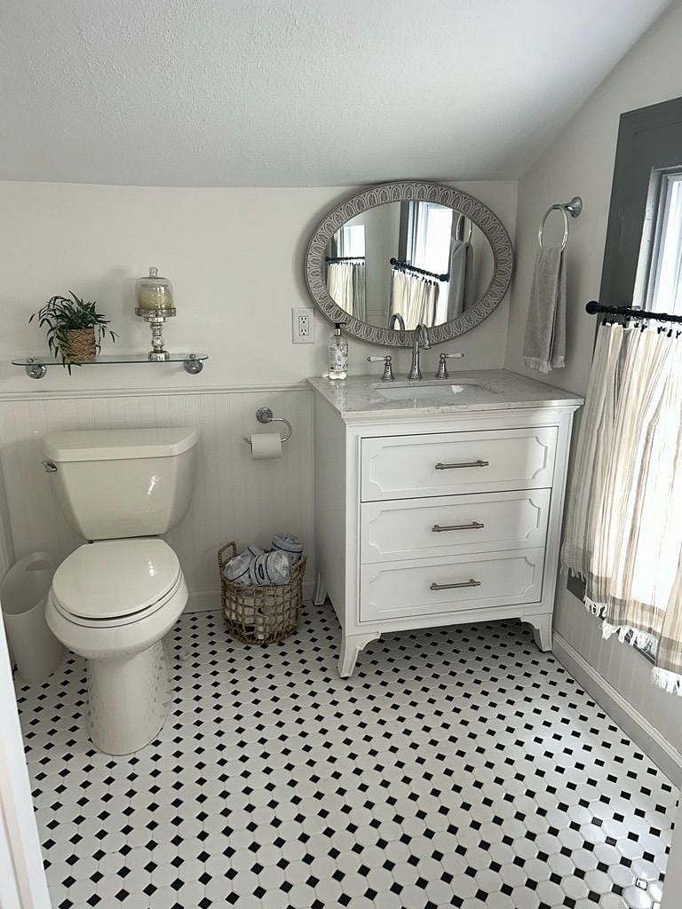 Upstairs Half Bath