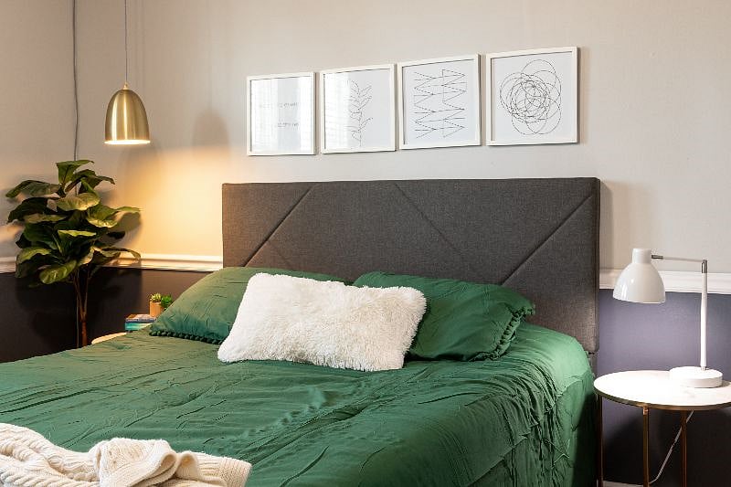 Front Bedroom modern Queen Bed