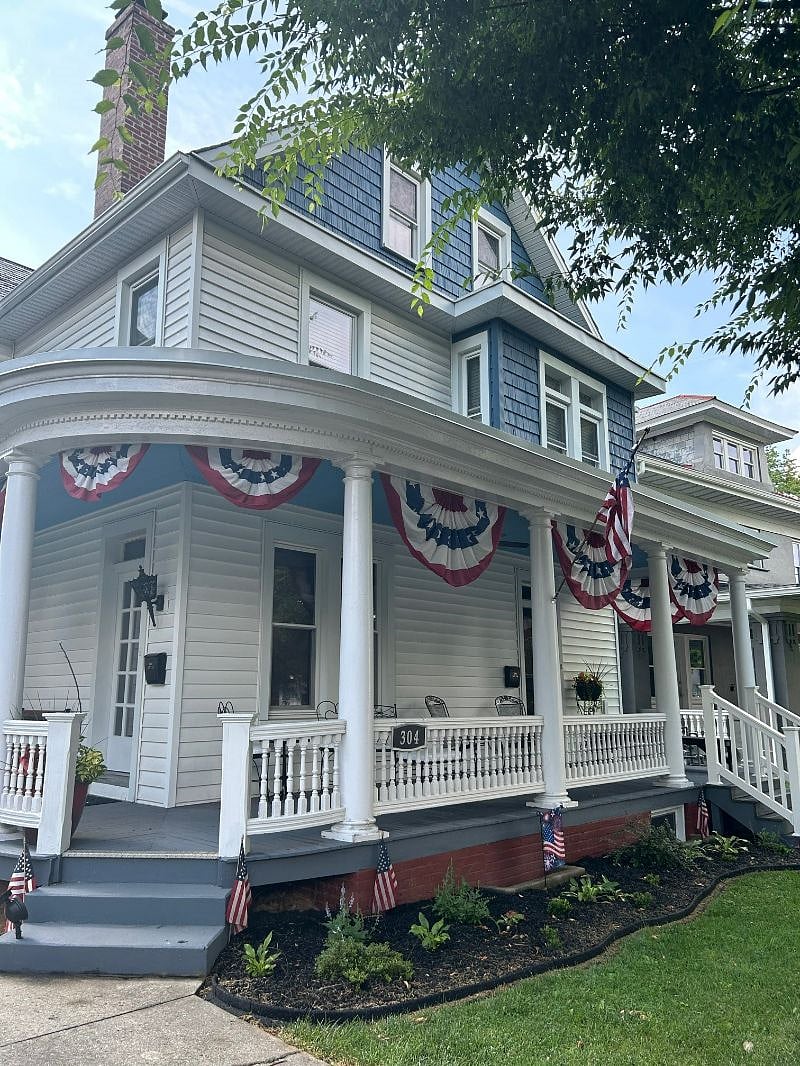 Red White & Blue Victorian is a centry old home recently restored into 2 luxury apartments