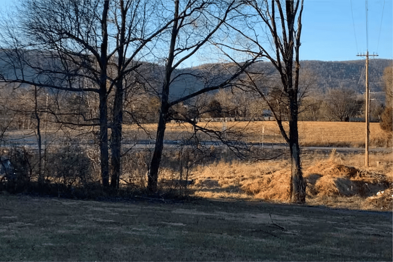 Views from spacious front yard