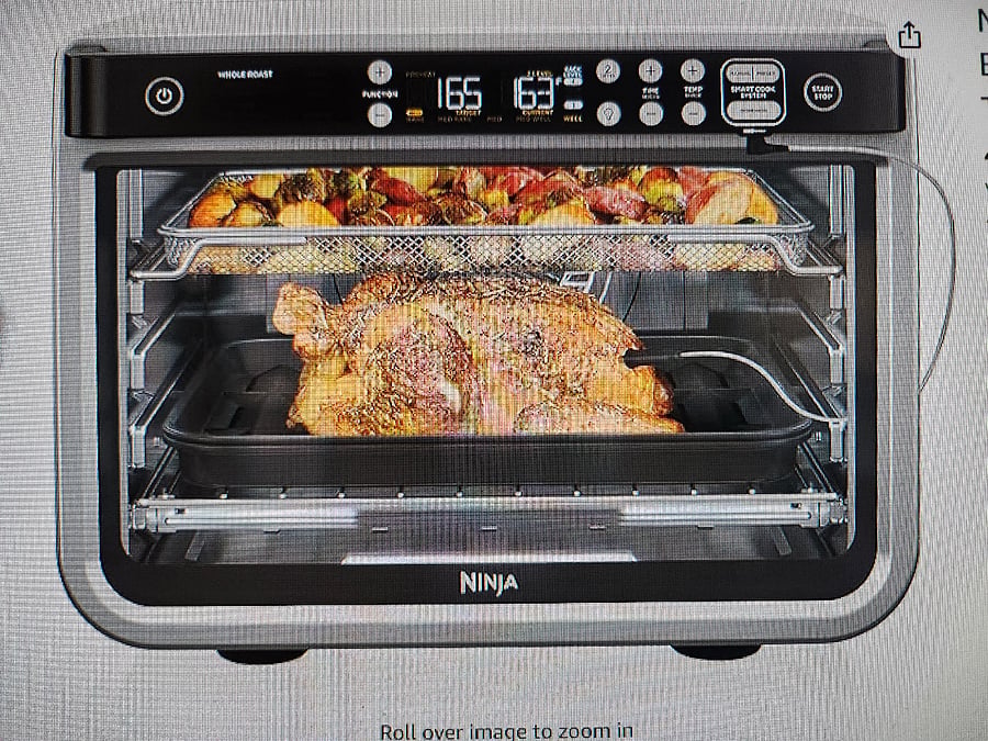 Countertop Ninja Foodie Air Fryer oven