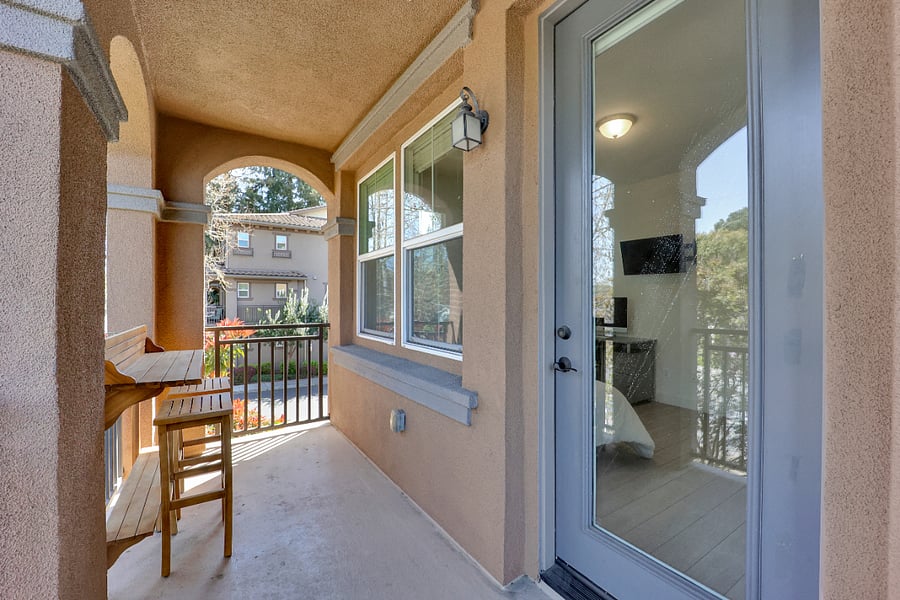 Private balcony