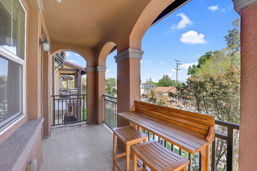 Private balcony