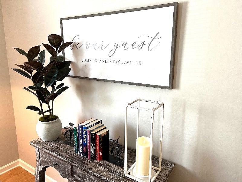 Be our guest and stay awhile! 