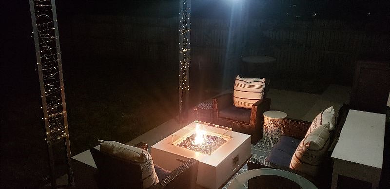 Patio at night! 