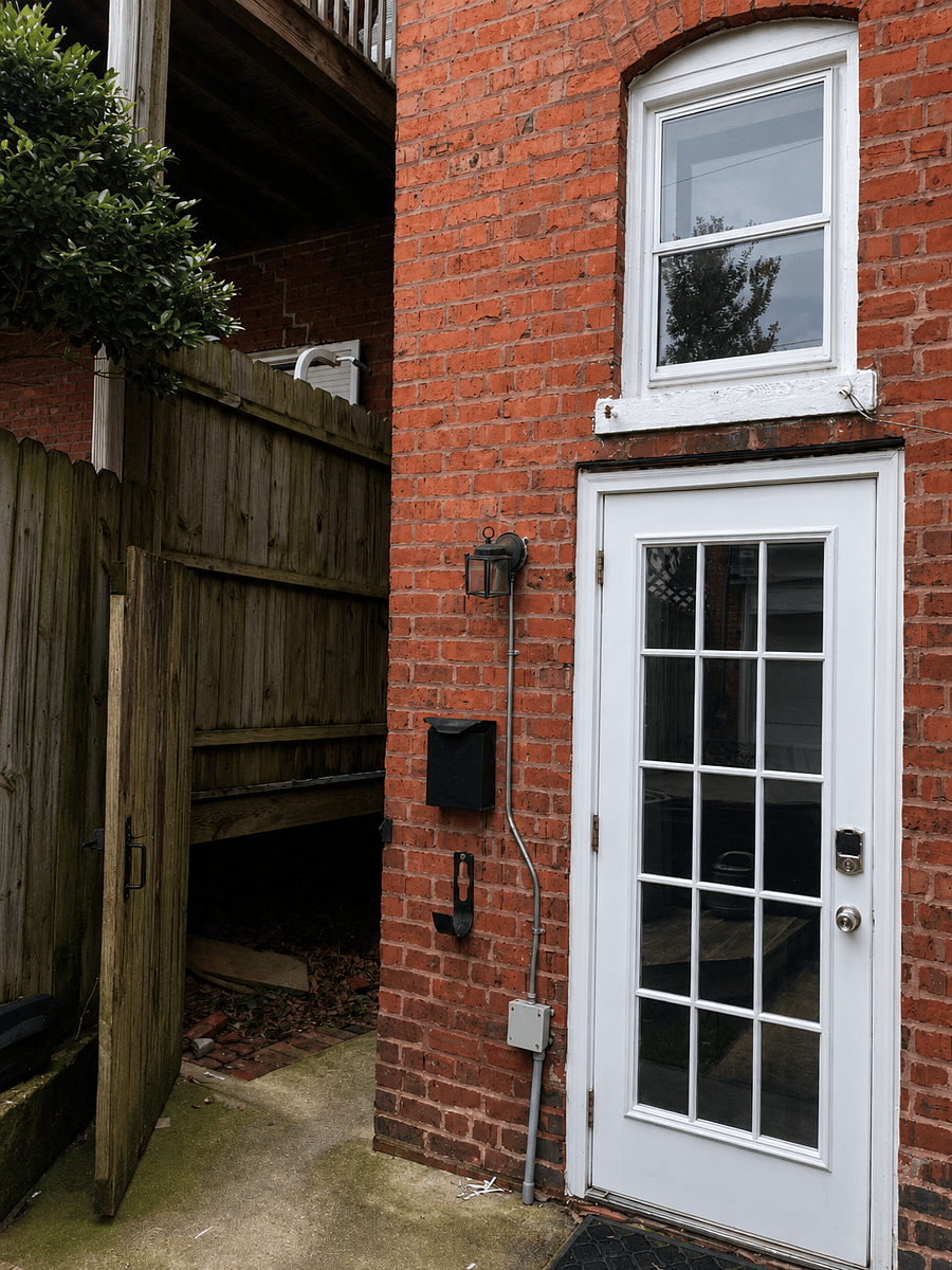 The apartment you are renting is completely separate and has its own entrance. This is the only entrance to the apartment and it has it's own hvac so you have complete control of your space and the thermostat : ) 