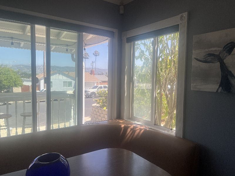 View out the front window