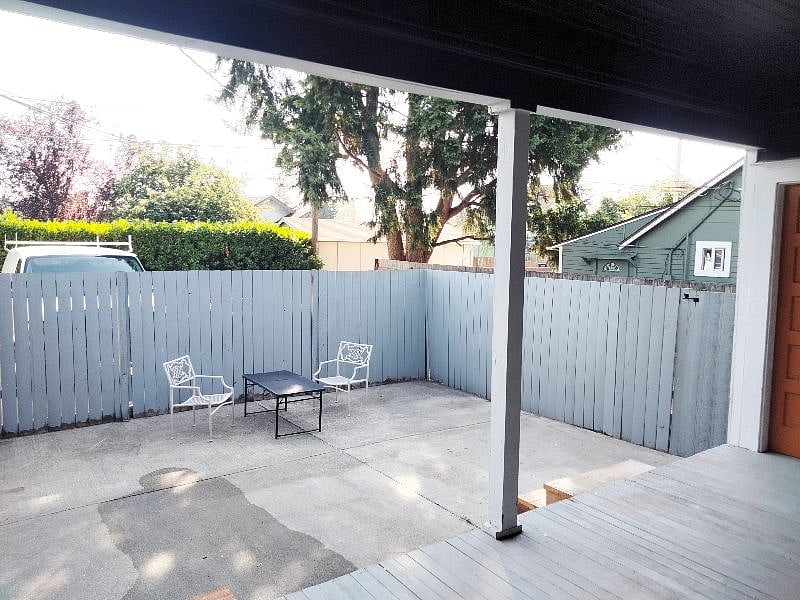 House back patio