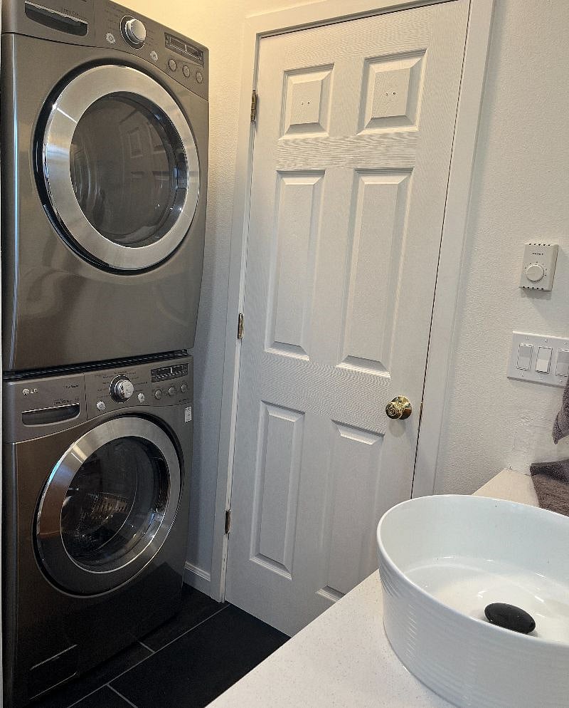 Full sized washer and dryer