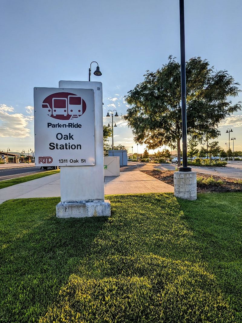 Lightrail RTD station