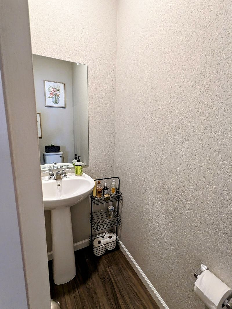 Downstairs half bath
