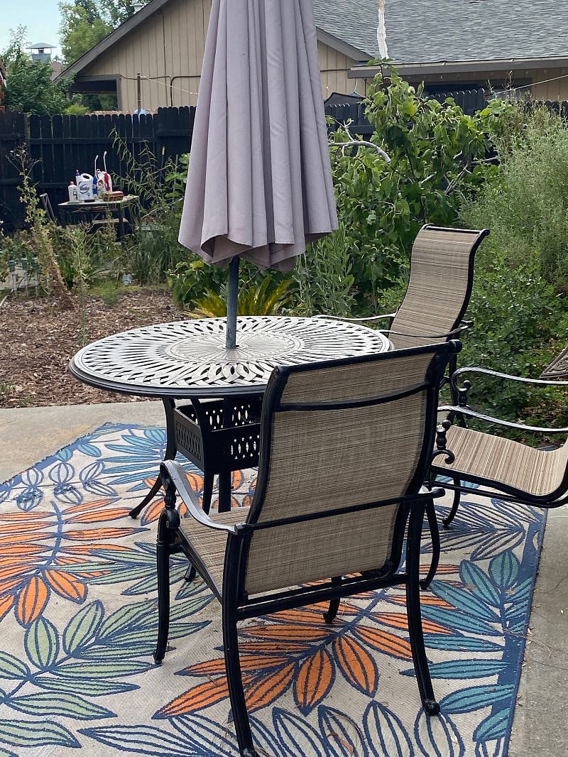 Table with Umbrella for shade