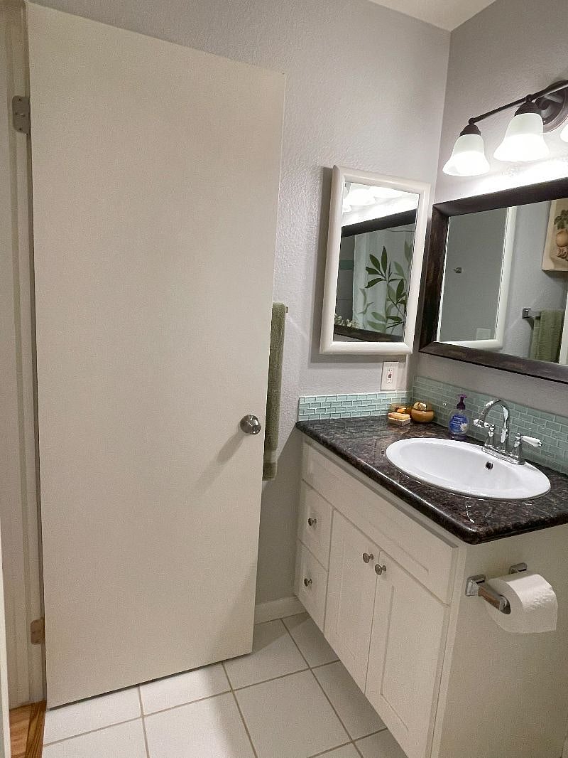Hallway bathroom