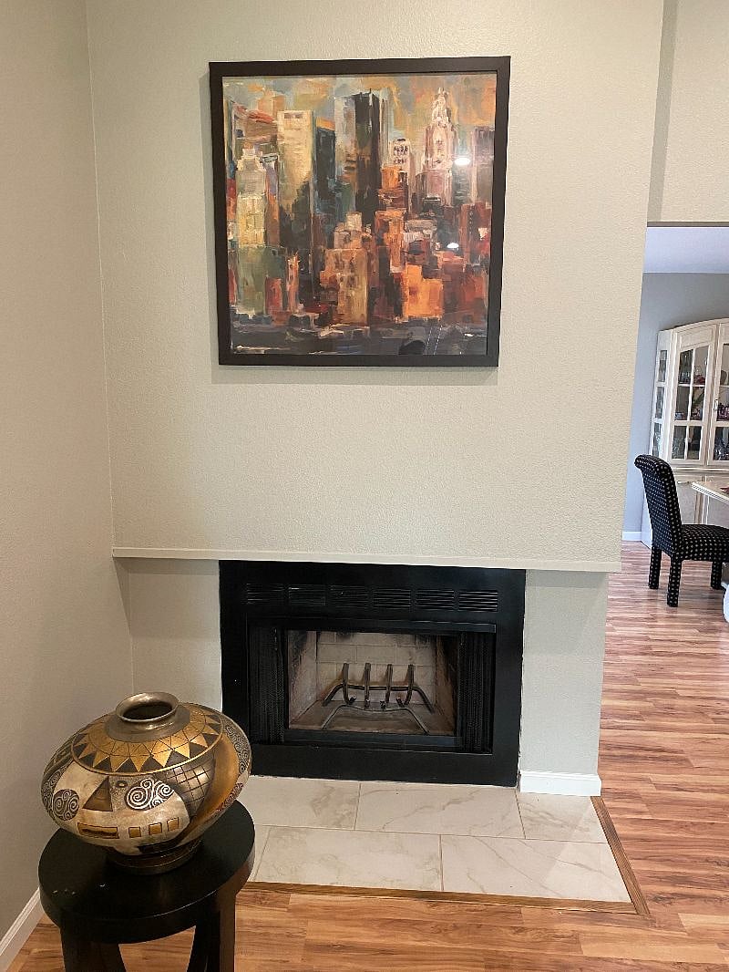 Fire[lace in Living room