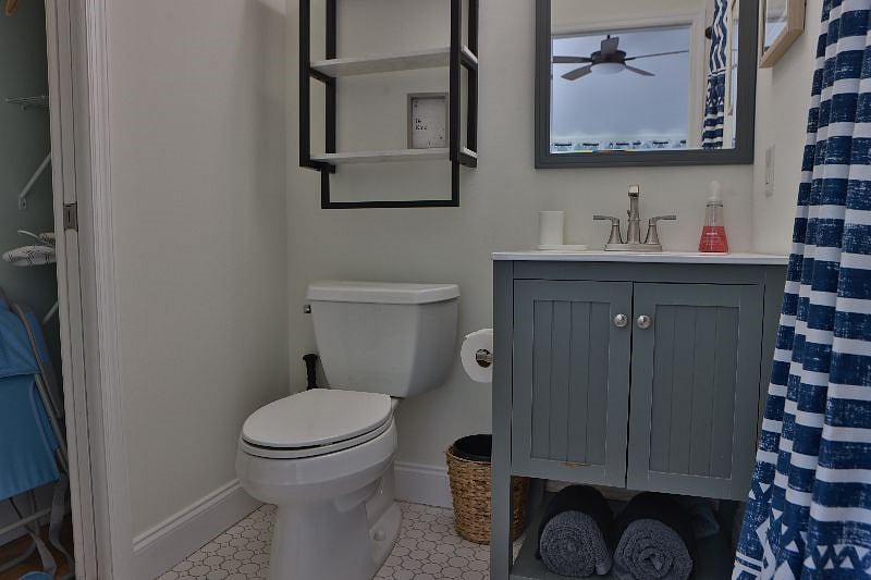 In-suite bathroom in master bedroom