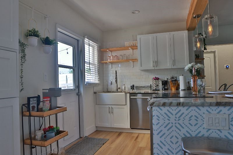 Open concept kitchen 