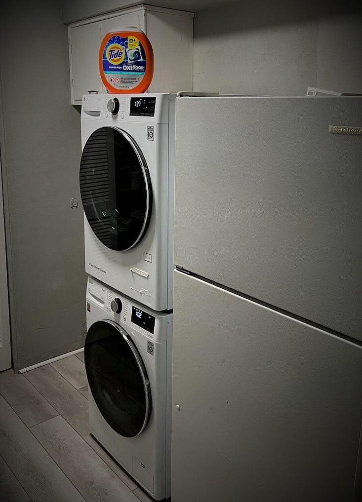 In-unit washer and dryer