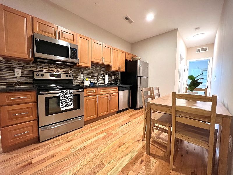 Shared Kitchen & Dining Room on Ground Level (there is one in each unit)