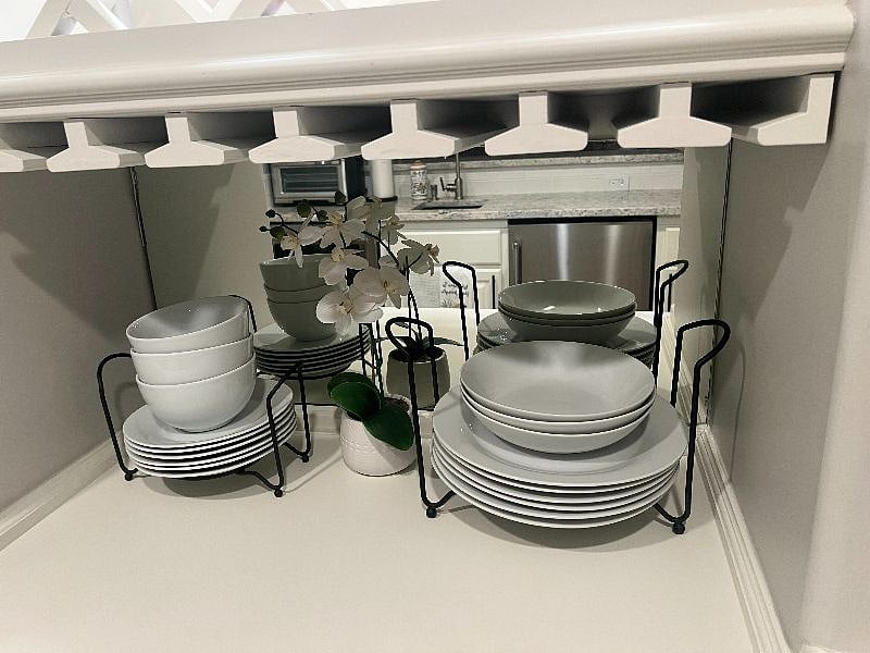 Fully equipped with dishware, utensils, coffee maker, toaster, rice cooker, electric skillet, griddle, crock pot, air fryer, kettle etc. 