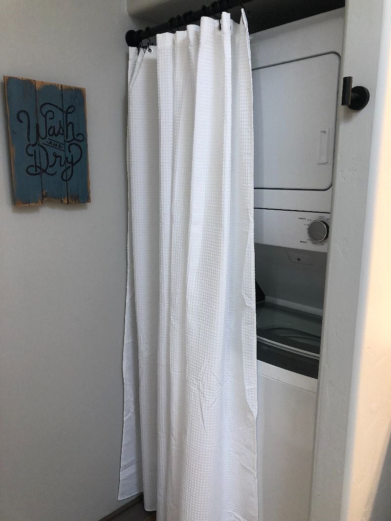 Your own private Whirlpool washer and dryer.