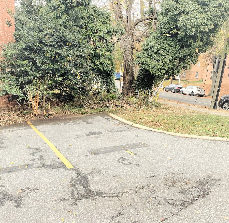 Private parking space available