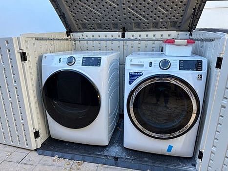 Washer dryer in the premises