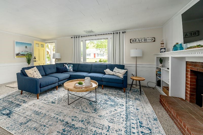 Living Room with HD tv