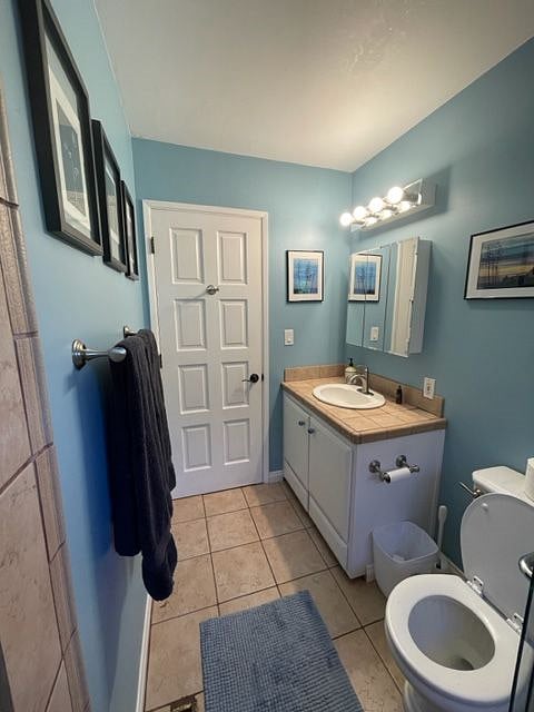 Private bathroom with storage.