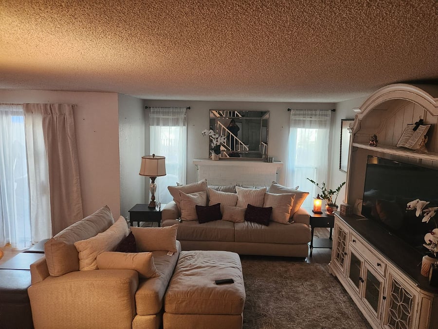 The living room. 