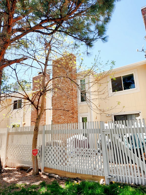 View of the back of the unit. 