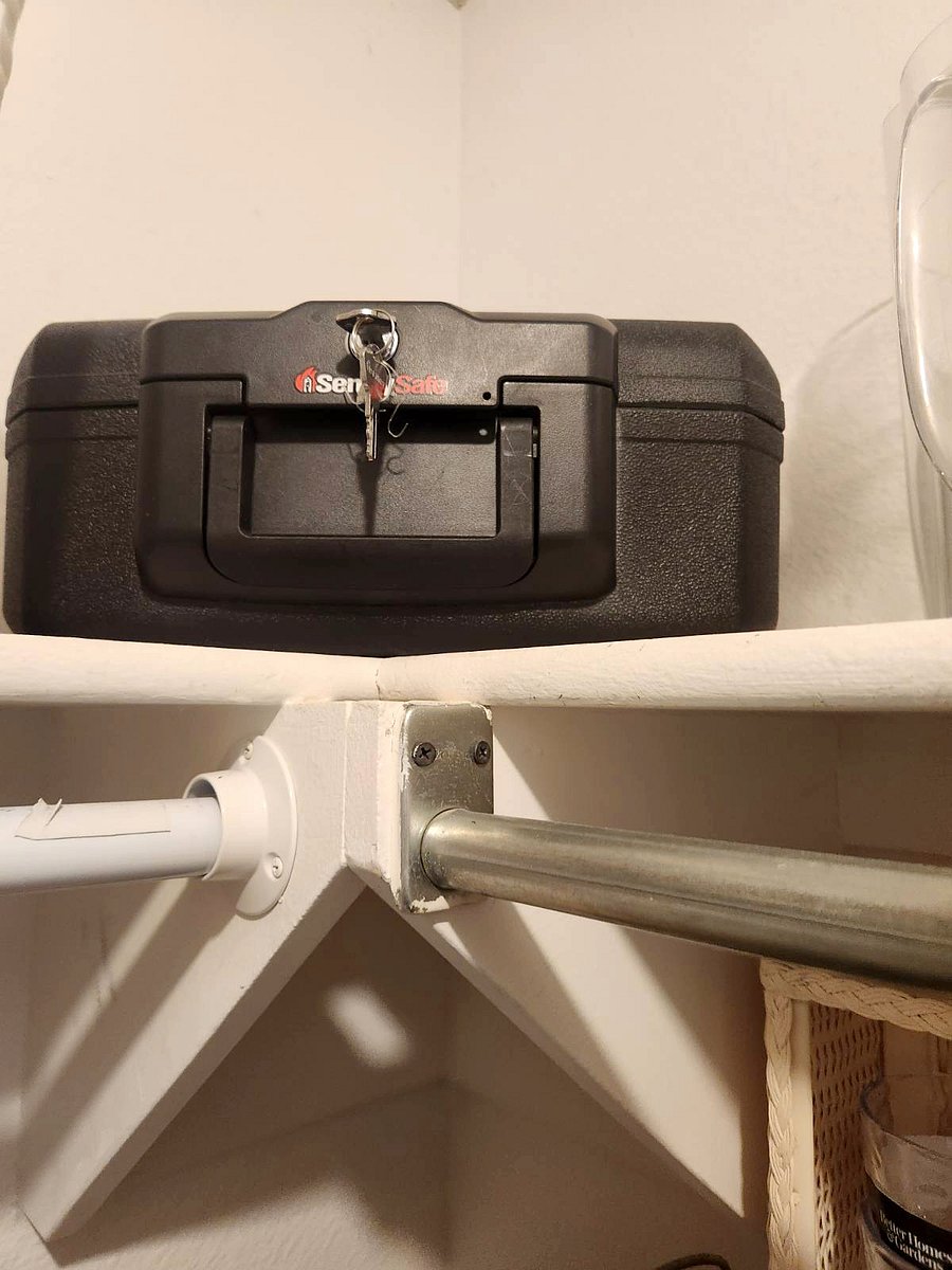 A safe in your closet! 