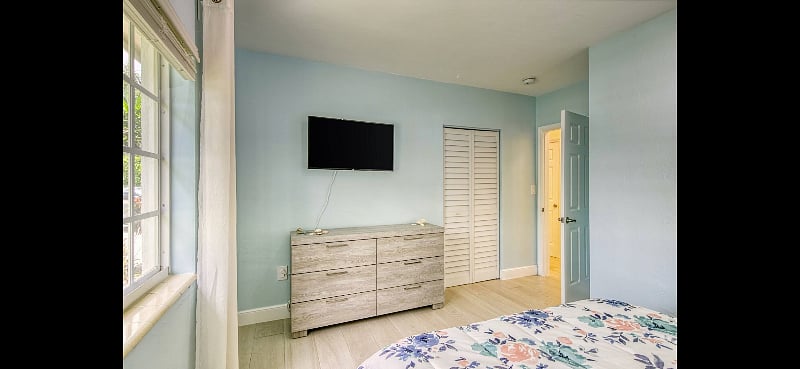 Dresser and TV