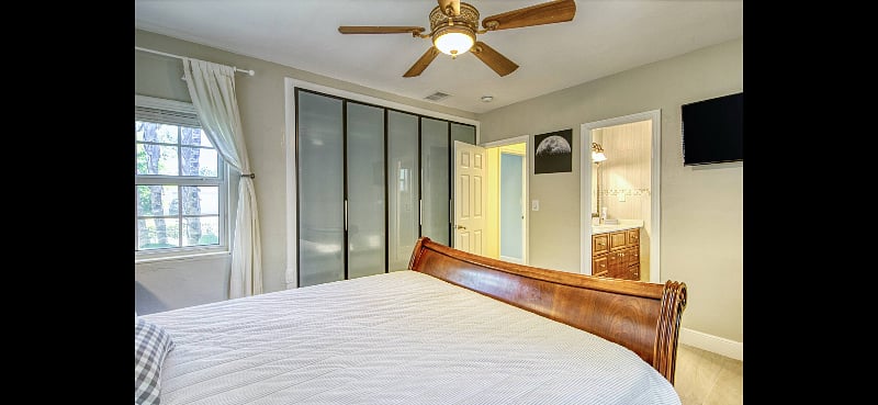 Master King bed bedroom retreat.