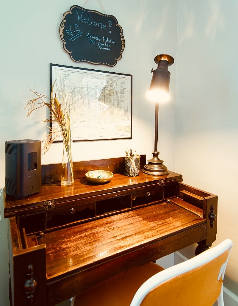 high speed wi-fi and dedicated 1st floor work station 