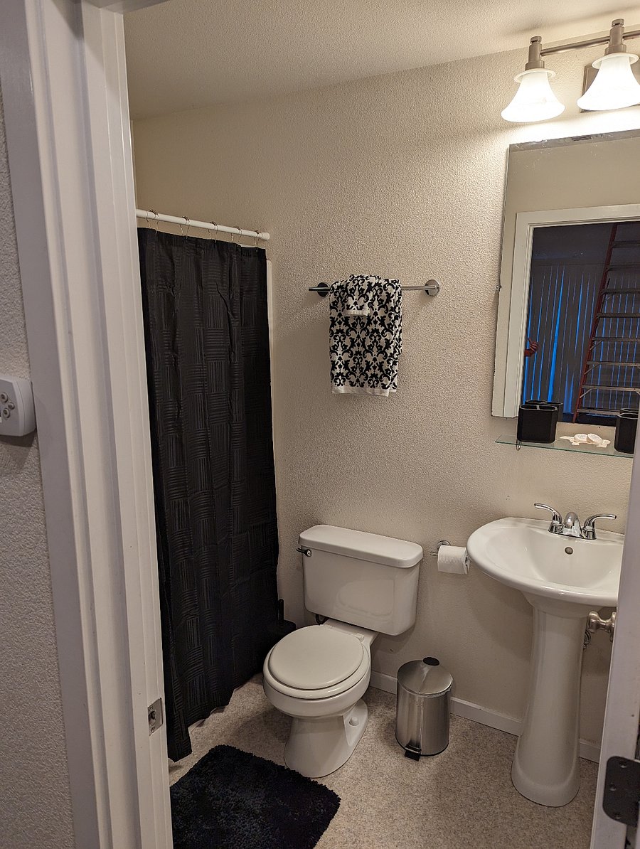 Full bathroom, downstairs.