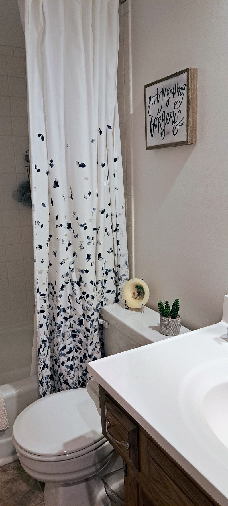 Upstairs guest bathroom