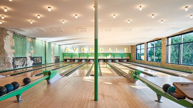 Chicago's coolest bowling alley just a walk away. The Avondale Bowl