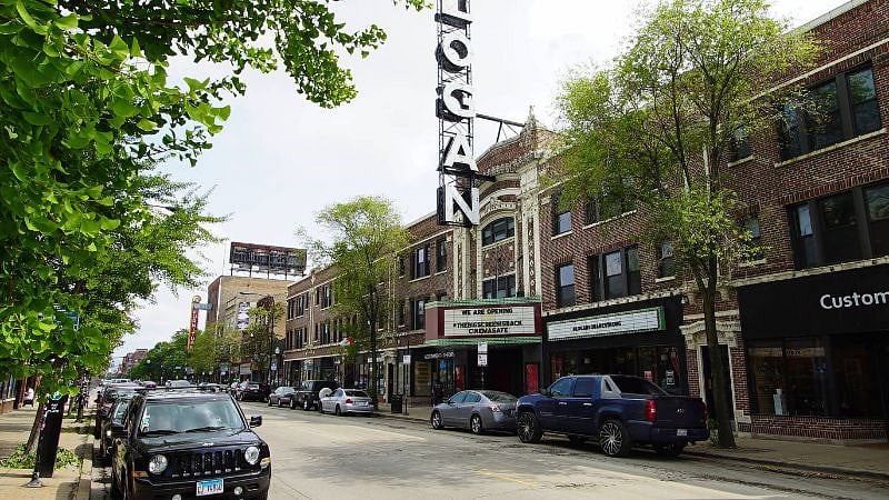 Catch a movie and nearby lovely movie theatre, the Logan.