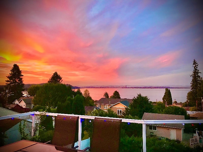 A sunset that could make you cry