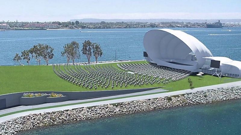 Take in a concert a the new Rady's Shell on the downtown Harbor. 5 minutes.