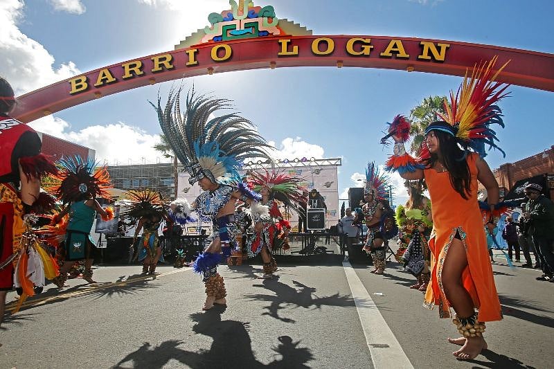 Check out Logan Avenue in Barrio Logan for tasty tacos, art, and endless eateries... 5 minute drive.