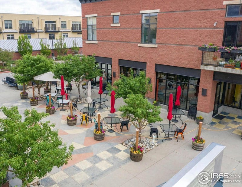 Local restaurants less than a block away.