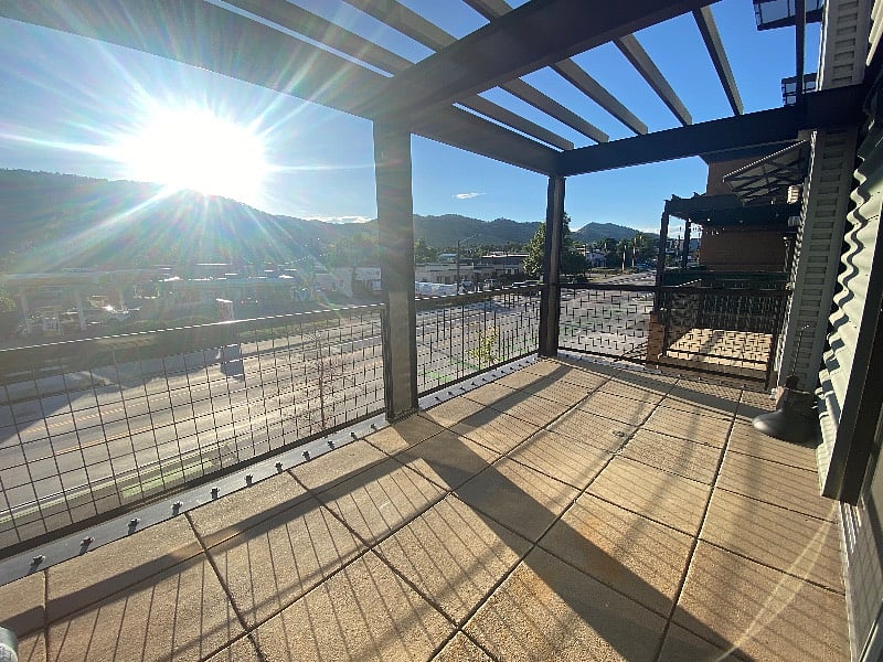 Large patio