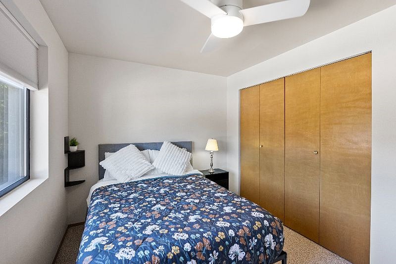 Full Casper Bedroom with USB outlets; large closet
