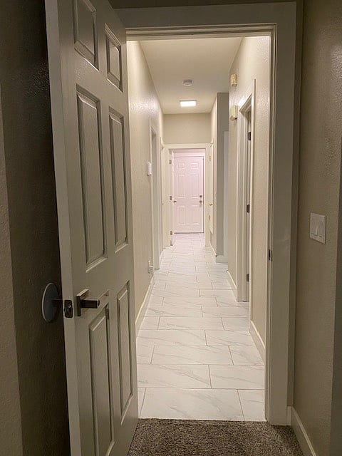 Hallway looking out from Master Bedroom