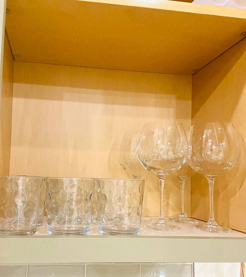 Water and Wine glasses