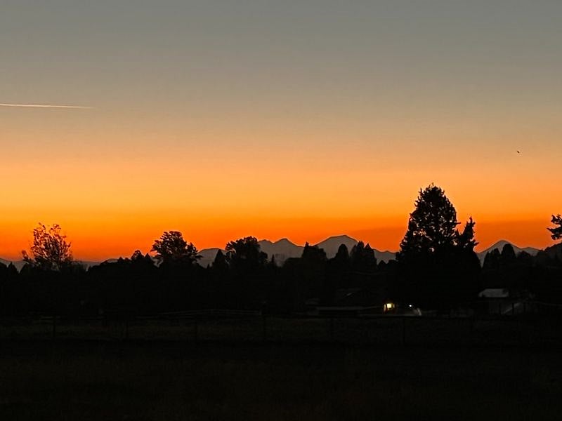 Sunsets from the pasture
