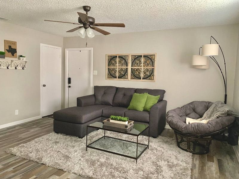 Living Room with sofa chase and side chair